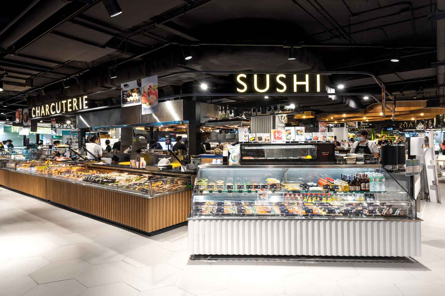 超市餐饮区设计