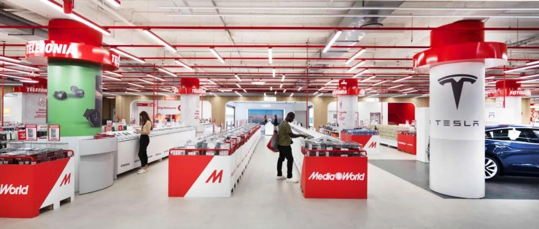 红色主题超市设计